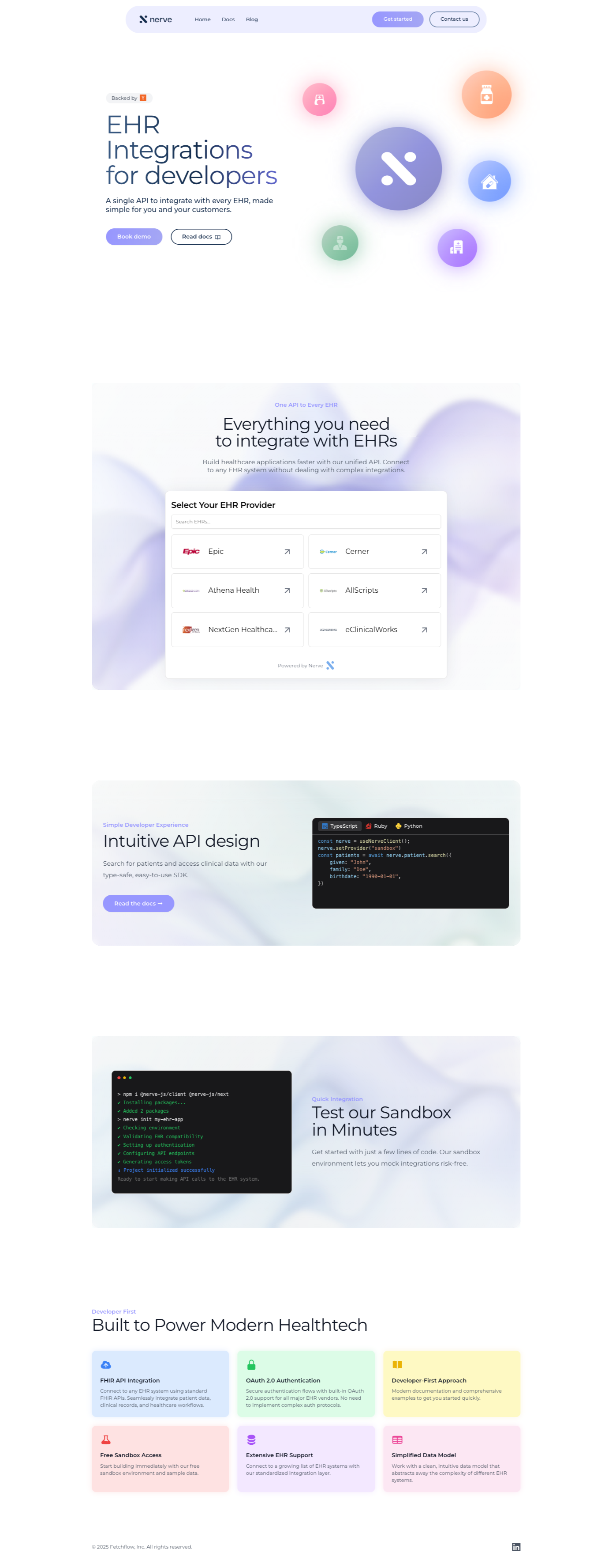 Nerve Website Design